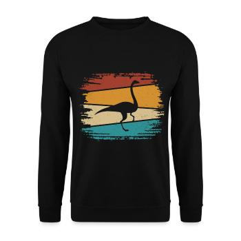 Dinosaure - Sweat-shirt Unisexe - noir - Devant - Alina (178cm) & Michal (187cm)