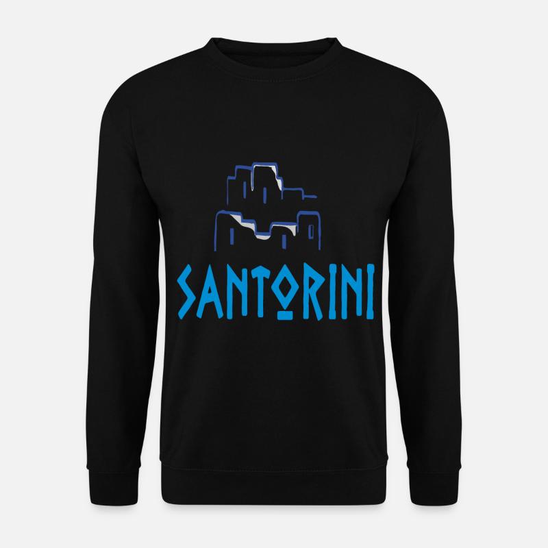 Santorini - Unisex Pullover - Schwarz