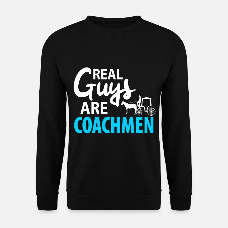 Kutscher Kutsche Pferdekutscher Kutschieren Herren - Unisex Pullover - Schwarz
