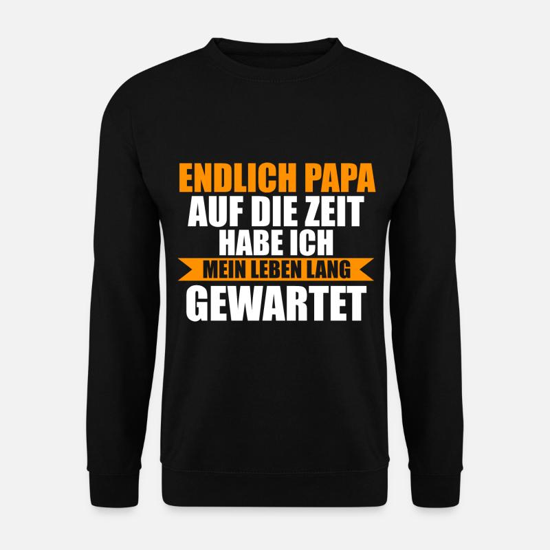 Vater Papi Papa - Unisex Pullover - Schwarz