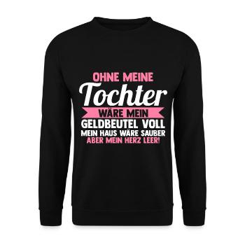 Mutter Mama - Unisex Pullover - Schwarz - Vorne - Alina (178cm) & Michal (187cm)