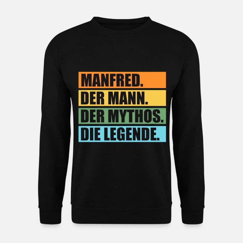 Manfred - Unisex Pullover - Schwarz