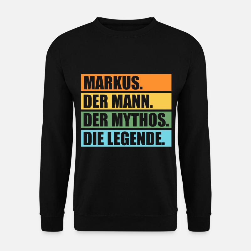Markus - Unisex Pullover - Schwarz