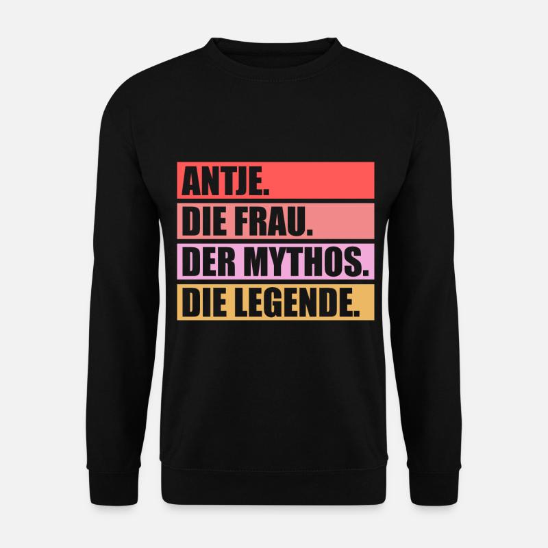 Antje - Unisex Pullover - Schwarz