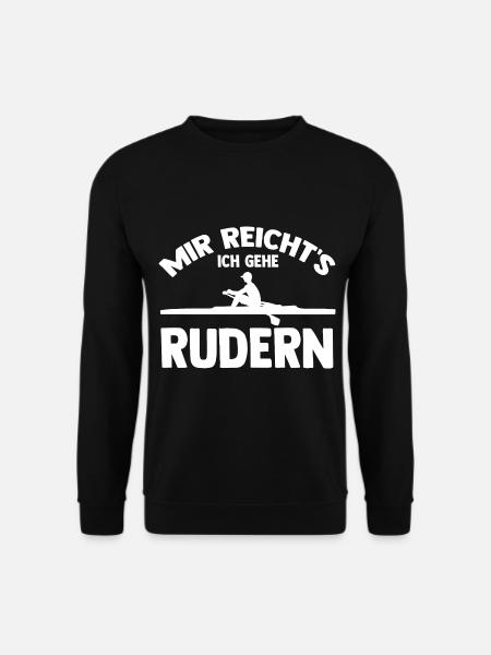 Paddeln Rudern Ruderer - Unisex Pullover - Schwarz