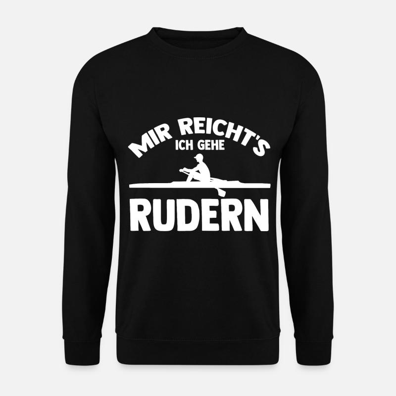 Paddeln Rudern Ruderer - Unisex Pullover - Schwarz
