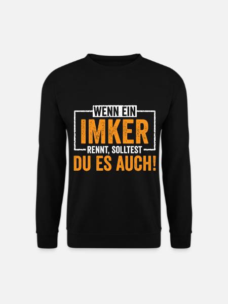 Imker Bienen Honig - Unisex Pullover - Schwarz
