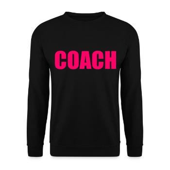 Coach - Unisex Sweatshirt - black - Front - Alina (178cm) & Michal (187cm)