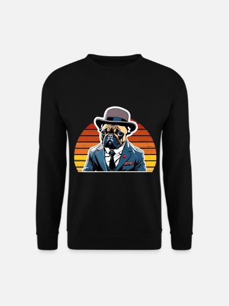 French Bulldog T Shirt Dog funny dog design Dogs - Unisex Sweatshirt - black