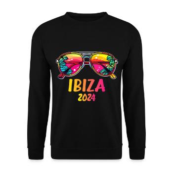 Ibiza 2024 - Unisex Pullover - Schwarz - Vorne - Alina (178cm) & Michal (187cm)