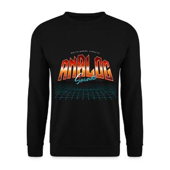 Analog Sounds Synthesizer - Unisex Pullover - Schwarz - Vorne - Alina (178cm) & Michal (187cm)
