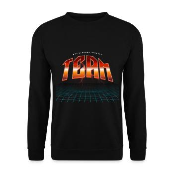 Équipe - Sweat-shirt Unisexe - noir - Devant - Alina (178cm) & Michal (187cm)