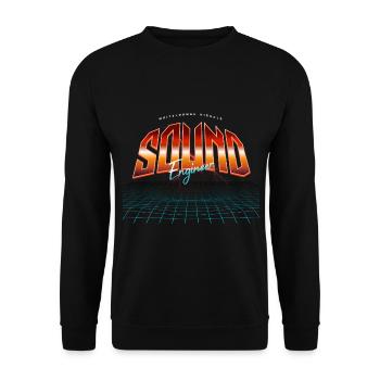 Sound Engineer - Unisex Pullover - Schwarz - Vorne - Alina (178cm) & Michal (187cm)