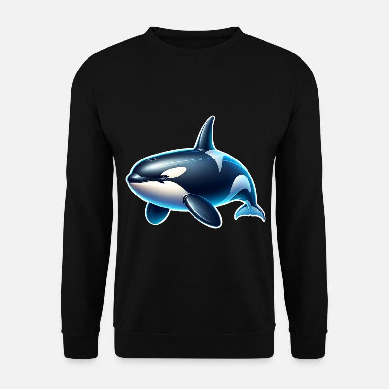 Orca Schwertwal - Unisex Pullover - Schwarz