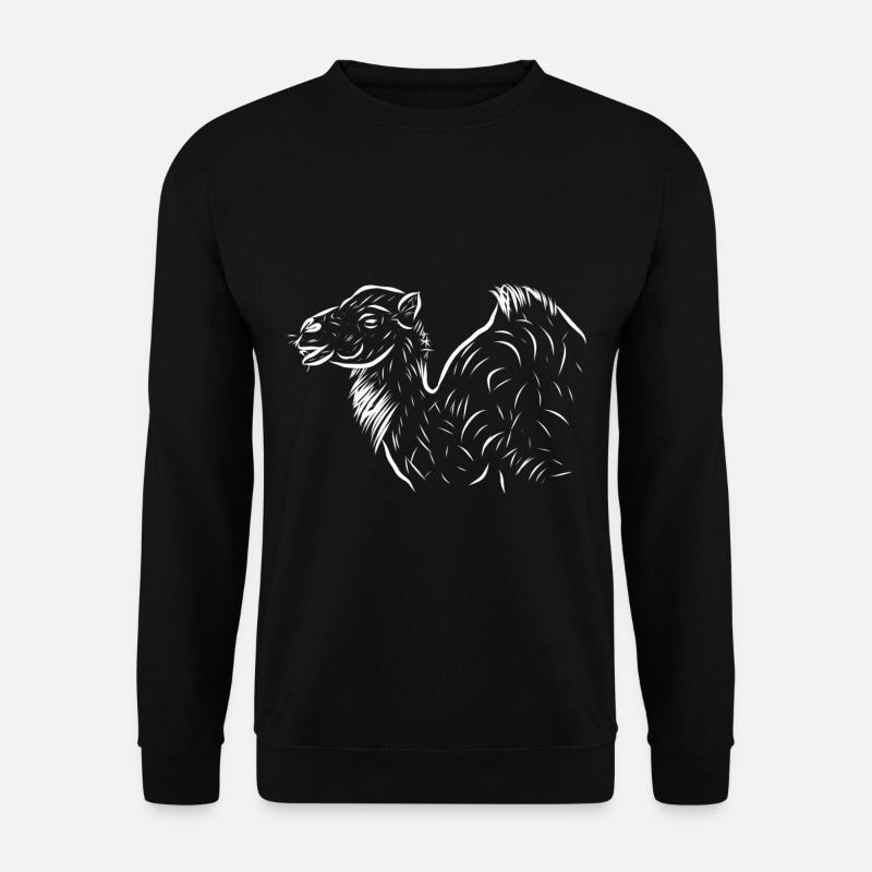 Kamel - Unisex Pullover - Schwarz