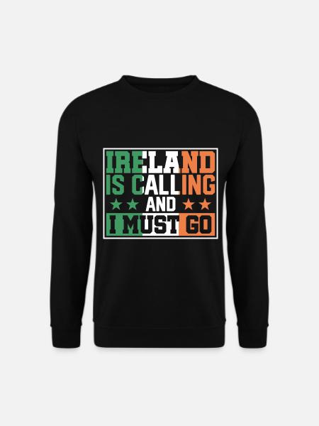 Irisch St. Patrick's Day Irland Geschenk - Unisex Pullover - Schwarz