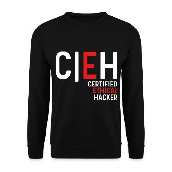 Hackers Ethical Cyber Security Hacking - Sweat-shirt Unisexe - noir - Devant - Alina (178cm) & Michal (187cm)