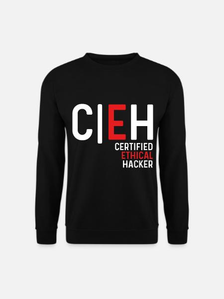 Certified Ethical Hacker Cyber Security Hacking - Unisex Pullover - Schwarz