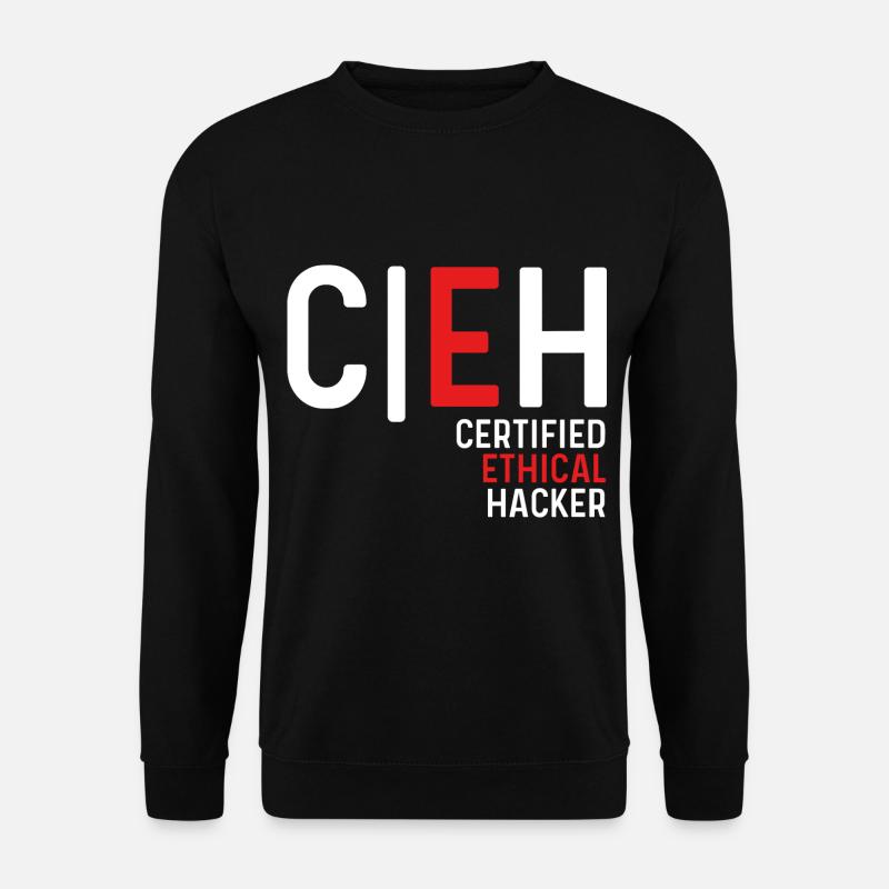 Certified Ethical Hacker Cyber Security Hacking - Unisex Pullover - Schwarz