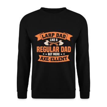 Jeu de rôle en direct GN - Sweat-shirt Unisexe - noir - Devant - Alina (178cm) & Michal (187cm)