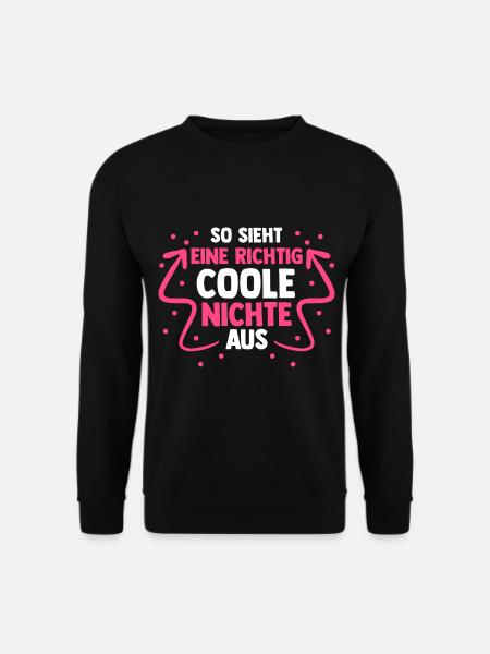 Coole Nichte - Unisex Pullover - Schwarz