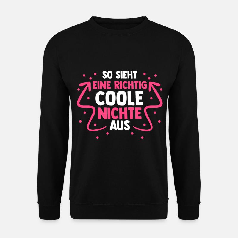 Coole Nichte - Unisex Pullover - Schwarz