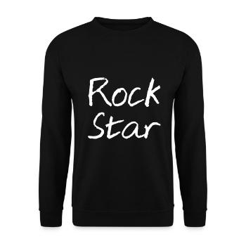 Musician - Unisex Sweatshirt - black - Front - Alina (178cm) & Michal (187cm)