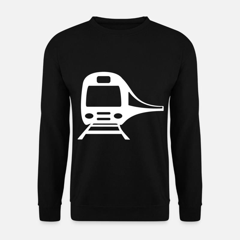 Zug Eisenbahn Eisenbahner Züge Triebfahrzeugführer - Unisex Pullover - Schwarz