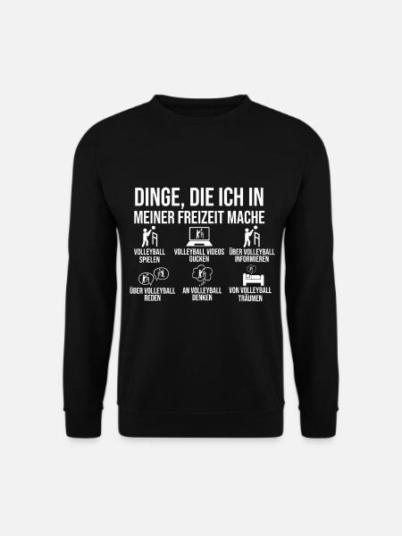 Volleyballer Volleyballspieler Volleyball - Unisex Pullover - Schwarz