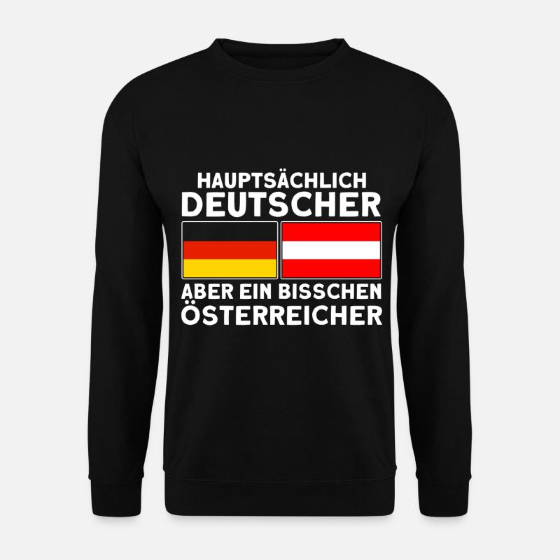 Österreich Wurzeln Deutscher Österreicher - Unisex Pullover - Schwarz