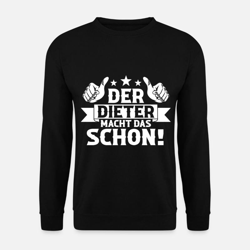 Dieter - Unisex Pullover - Schwarz