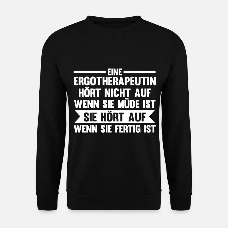 Ergotherapie Ergotherapeutin - Unisex Pullover - Schwarz