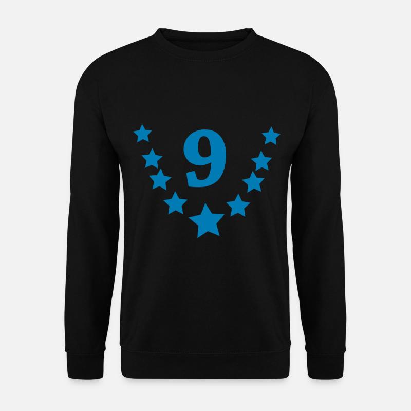 9 Jahre - Unisex Pullover - Schwarz