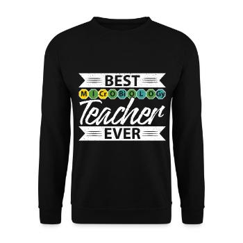Meilleur professeur de sciences biologistes B - Sweat-shirt Unisexe - noir - Devant - Alina (178cm) & Michal (187cm)