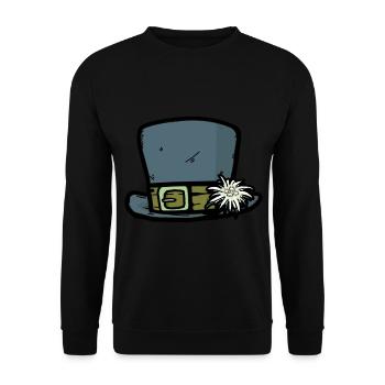 Hat Edelweiss Tyrol Autriche Suisse Randonnée Montagne - Sweat-shirt Unisexe - noir - Devant - Alina (178cm) & Michal (187cm)