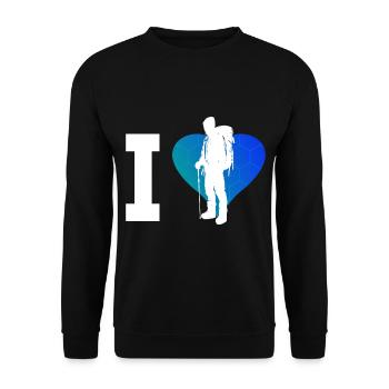 Men's Climbers Climbing Climbing Bouldering - Unisex Sweatshirt - black - Front - Alina (178cm) & Michal (187cm)