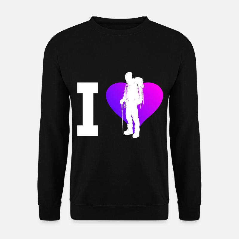 Boulder Climber Bouldering Climber Climbing - Unisex Sweatshirt - black