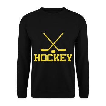 Hockey - Unisex Pullover - Schwarz - Vorne - Alina (178cm) & Michal (187cm)