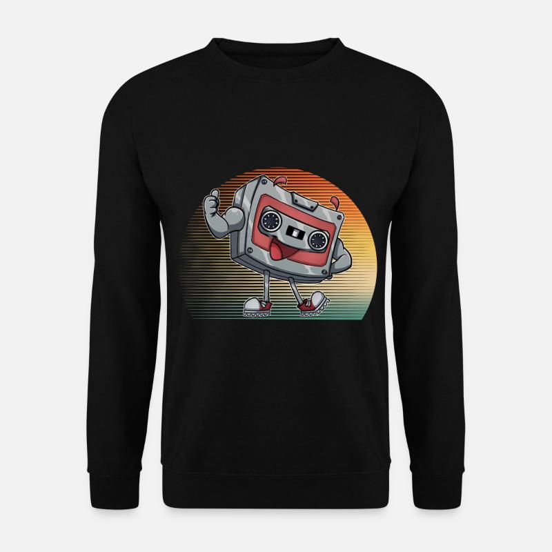 Cassette - Unisex Sweatshirt - black