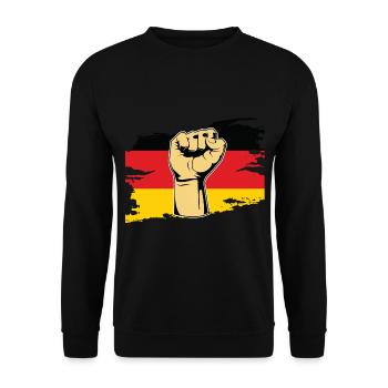 Faust Allemagne allemande - Sweat-shirt Unisexe - noir - Devant - Alina (178cm) & Michal (187cm)