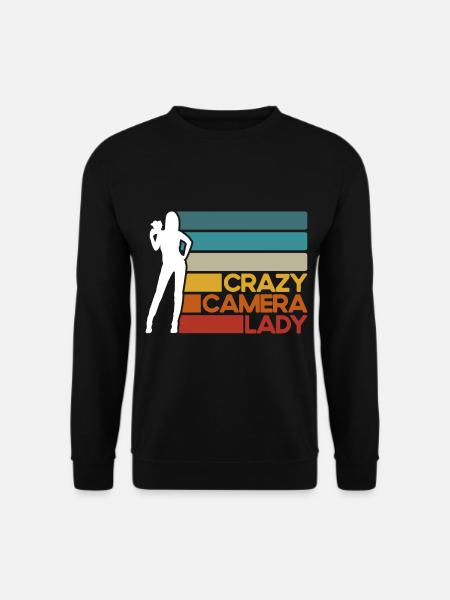 Kameramann Fotograf Fotografen Kamera-Liebhaber - Unisex Pullover - Schwarz