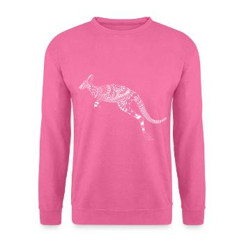 Maori Känguru Beuteltier - Unisex Pullover - Pink - Vorne