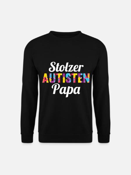 Vater Papa Autismus Autist Autisten - Unisex Pullover - Schwarz