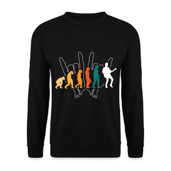 Heavy Metal Hard Rock Festival - Unisex Pullover - Schwarz - Vorne - Alina (178cm) & Michal (187cm)