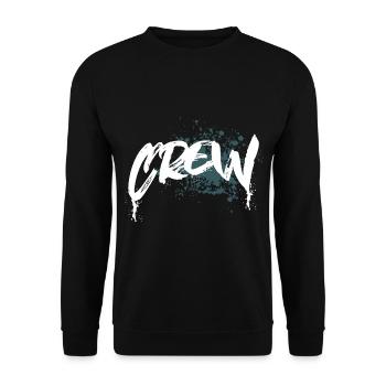 Équipage - Sweat-shirt Unisexe - noir - Devant - Alina (178cm) & Michal (187cm)