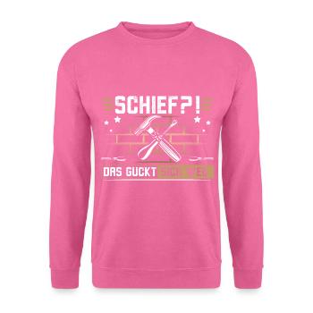 Schief Das guckt sich weg - Unisex Pullover - Pink - Vorne