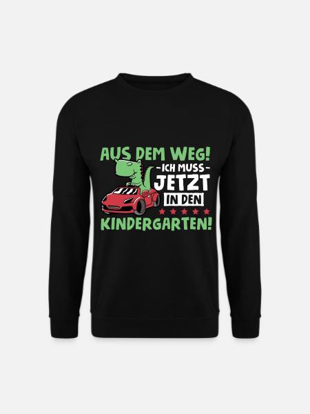 Kindergarten Ich muss jetzt in den Kindergarten - Unisex Pullover - Schwarz