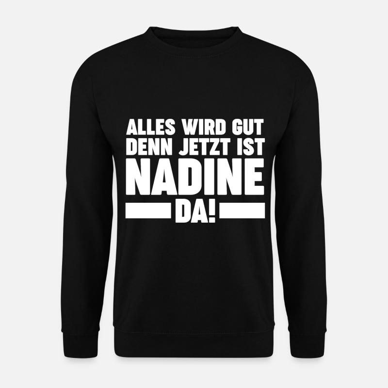 Nadine - Unisex Pullover - Schwarz