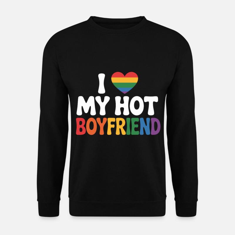 Fière de mon copain - Sweat-shirt Unisexe - noir