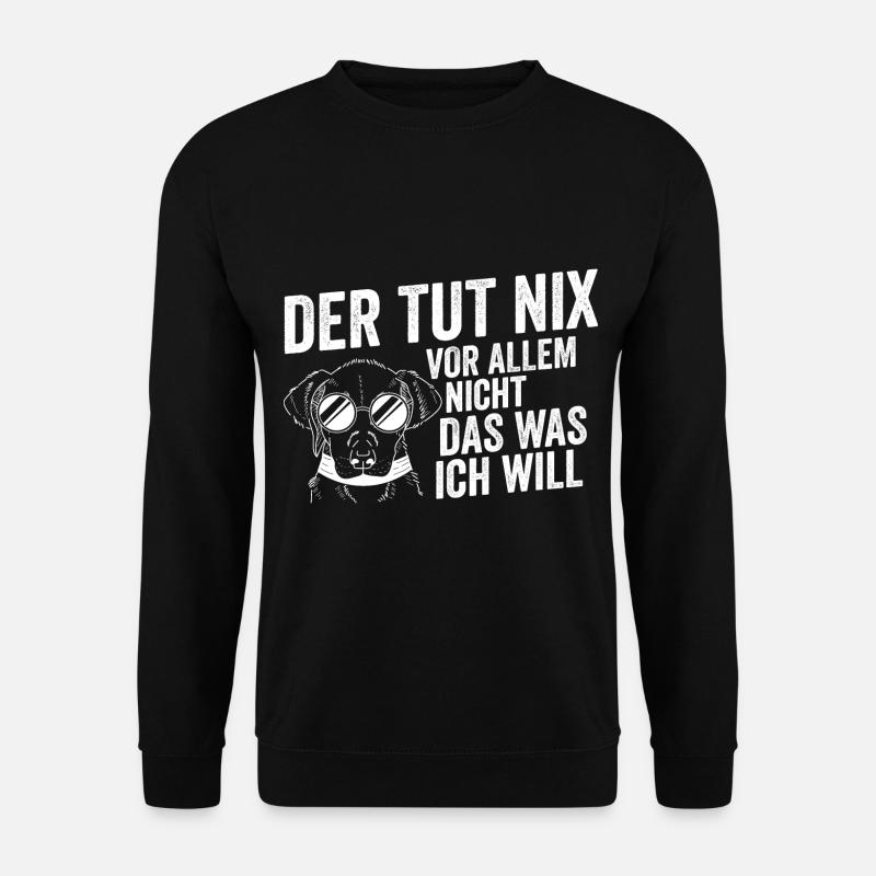 Hund Labrador - Unisex Pullover - Schwarz